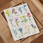 Wildflower Hand Painted Art Print, thumbnail 1 of 6