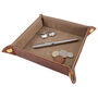 Brown Leatherette Valet Storage Tidy Tray, thumbnail 4 of 4