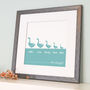Personalised Gaggle Of Geese Family Print, thumbnail 8 of 9