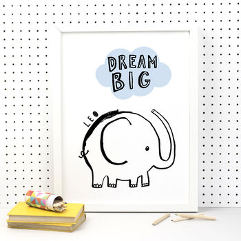 Personalised Dream Big Print, 3 of 4