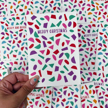 Charity Christmas Pack Of Six Shape Design, 4 of 10