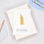 Eiffel Tower Personalised Engagement Card, thumbnail 9 of 9