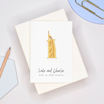 Eiffel Tower Personalised Engagement Card, 9 of 9
