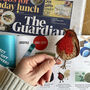 Christmas Robin Wooden Decoration Keepsake, thumbnail 4 of 4