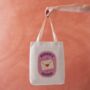 Merit Patch Design Tote Bag Romance Reader, thumbnail 1 of 2