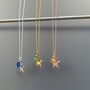 Personalised Star Birthstone Necklace, thumbnail 6 of 10