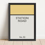 Personalised Street Name Monopoly Wall Art Poster, thumbnail 9 of 9