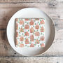 Gingerbread House Napkins Festive Red And Green 20 Pack, thumbnail 1 of 3