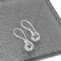 Sterling Silver Cut Out Star Drop Earrings, thumbnail 1 of 5