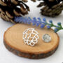 Sterling Silver Pine Cone Pin Brooch, thumbnail 10 of 10
