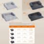 Dog Sofa Bed Calming Bed Pet Plushy Cover, thumbnail 2 of 7