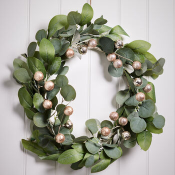 Winter Botanicals Eucalyptus Sparkle Wreath, 3 of 6