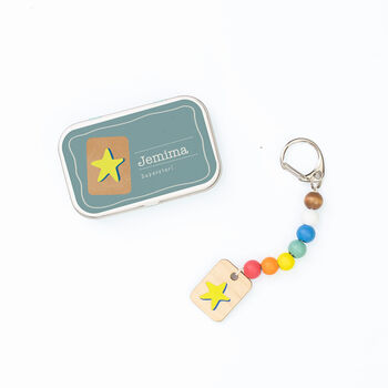 Personalised Letter Keyring Gift Kit, 11 of 11