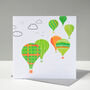 Green Balloons Card, thumbnail 5 of 10