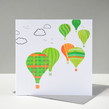 Green Balloons Card, 5 of 10