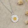 Sterling Silver Daisy Pendant Necklace, thumbnail 2 of 8