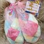 Personalised Rainbow Faux Fur Slippers, thumbnail 7 of 10