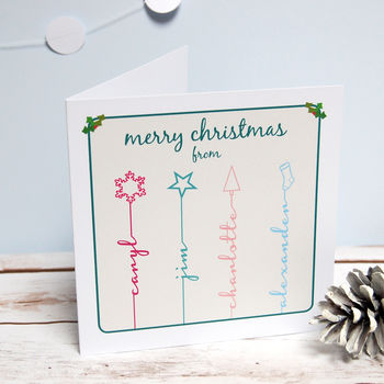 Personalised Icon Christmas Cards, 9 of 9