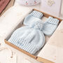 First Christmas Personalised Bobble Hat And Mittens Set, thumbnail 12 of 12