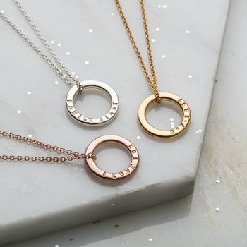 Personalised 9ct Gold Mini Message Necklace, 5 of 7