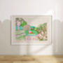 Yoga Mindfulness Art Print Inhale Exhale Poster, thumbnail 4 of 9
