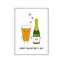 Personalised Drinks Valentine's Card, thumbnail 2 of 10