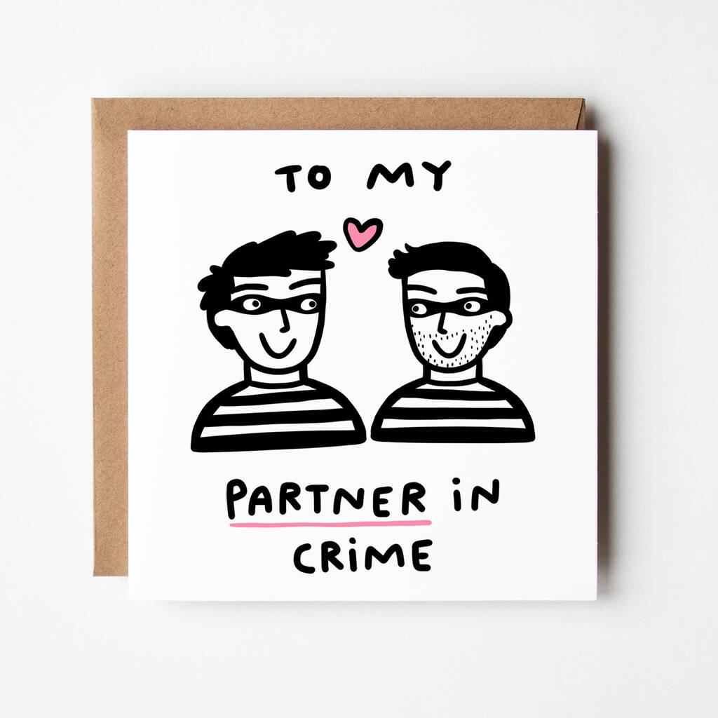 my-partner-in-crime-gay-anniversary-card-by-dandy-sloth