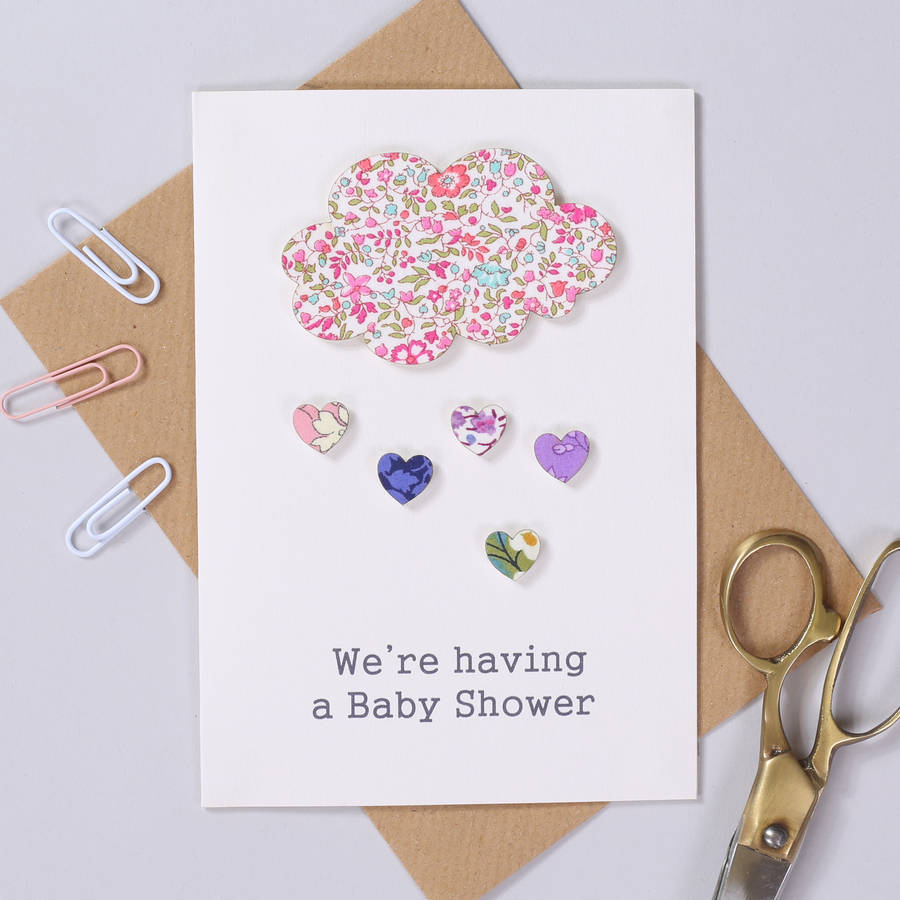 Personalised Liberty Baby Shower Invitation, 1 of 2