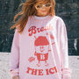 Break The Ice Womens Sweat With Slush Drink Graphic, thumbnail 2 of 5