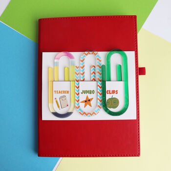 Teacher Jumbo Paperclip Set, 4 of 6