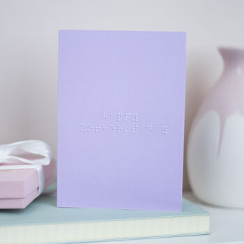 Braille Mother's Day Card, 2 of 4