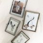 Silver Brass Photo Frames Free Standing, thumbnail 1 of 9