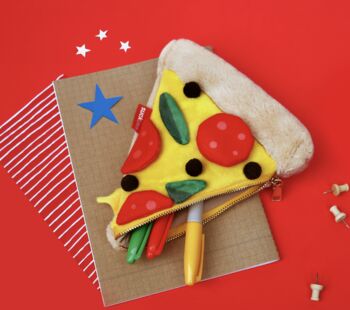 Plush Pizza Zip Pouch, 5 of 6