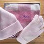 Ladies Wool Scarf, Gloves, Hat Personalised Gift Box Set, thumbnail 2 of 10