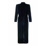 Silk Velvet 1940's Style Coat In Midnight Blue, thumbnail 4 of 4
