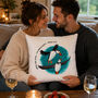 Anniversary Gift Cushion Featuring Monogamous Animals That Mate For Life, thumbnail 3 of 11