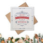 Let It Snow Christmas Plantable Seed Paper Card, thumbnail 1 of 2