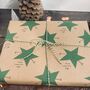 Star Christmas Personalised Wrapping Paper, thumbnail 3 of 6