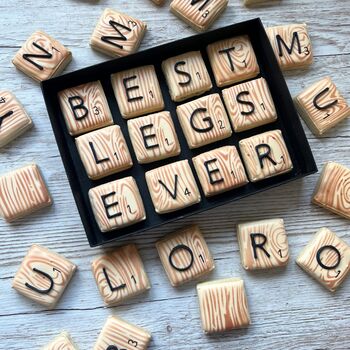 Word Tile Biscuits Valentines Gift For Him Or Her, 4 of 7