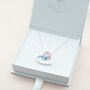 Family Birthstone Heart Personalised Necklace, thumbnail 8 of 12