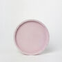 Round Pink Concrete Trinket Dish, thumbnail 2 of 4