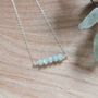 Aquamarine Sterling Silver Necklace, thumbnail 1 of 7