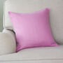 Lollypop Pink Herringbone Cushion Cover, thumbnail 2 of 2