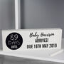 Personalised Pregnancy Countdown Sign, thumbnail 1 of 3