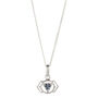 Third Eye Chakra Sapphire Sterling Silver Necklace, thumbnail 2 of 9