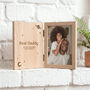 Moon And Planet Design Wooden Photo Frame, thumbnail 2 of 2