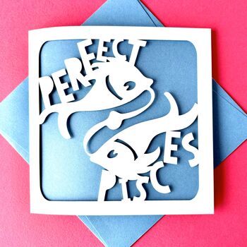 Perfect Pisces Zodiac Birthday Card, 2 of 4