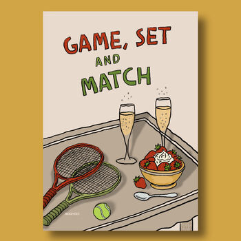 Game, Set And Match Print, 6 of 9