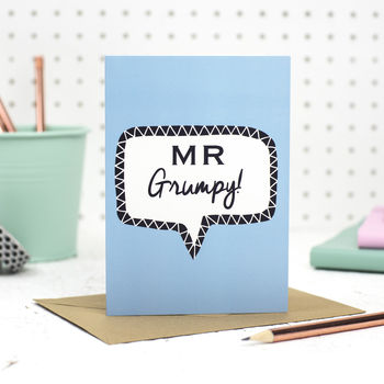 Male Humour 'Mr Grumpy' Card, 2 of 2