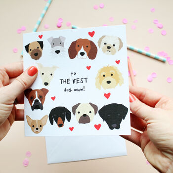 'Best Dog Mum' Or Dad, Birthday Card, 4 of 6